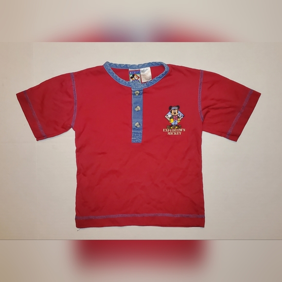 Mickey's Stuff For Kids Boys T Shirt Size 5 Red - Picture 1 of 4